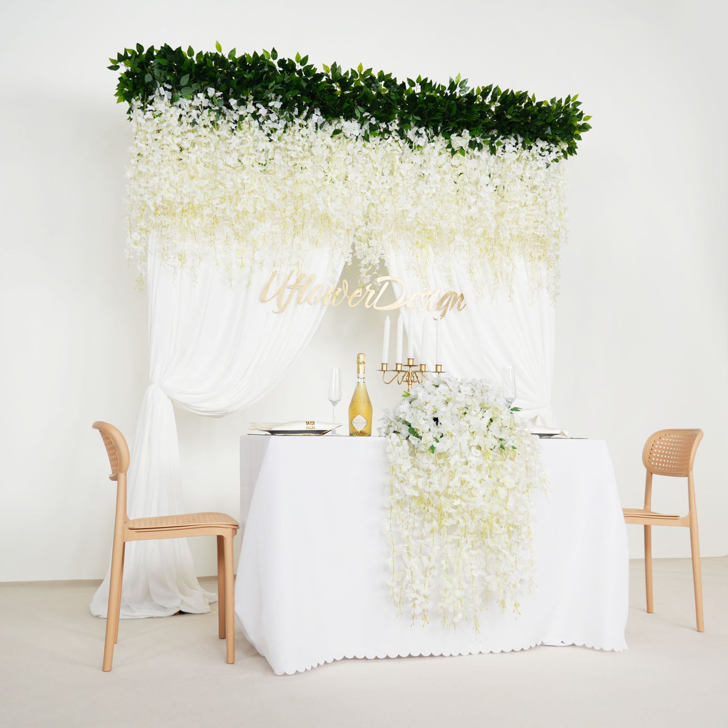 Artificial Wisteria Banquet Table Centerpieces 11 picture